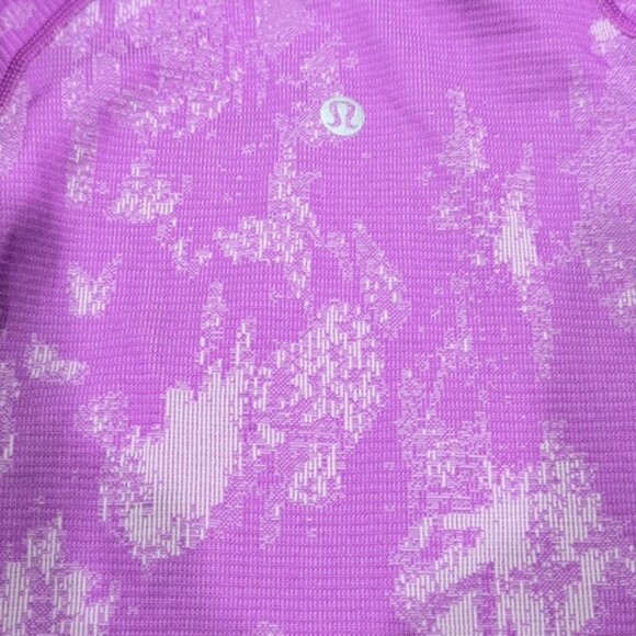 Lululemon Swiftly Tech Long Sleeve Shirt 2.0 *Race Length Shadow Bloom Moonlit - Picture 10 of 10